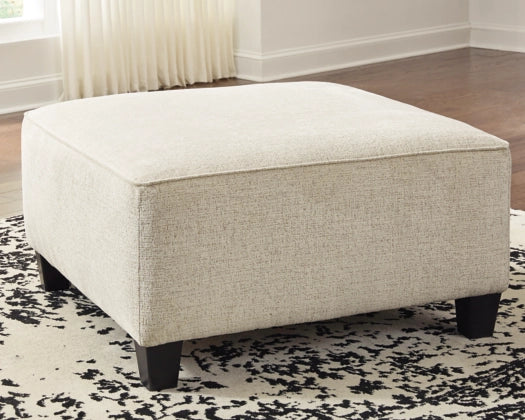 Raina Natural Oversized Ottoman