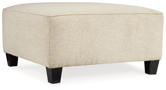 Raina Natural Oversized Ottoman